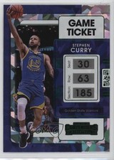 2021-22 Panini Contenders Game Ticket Green Ice Stephen Curry #10 0w6