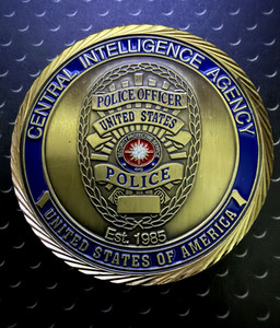 Central Intelligence Agency ( CIA) ~Security Police Officer Badge Challenge Coin