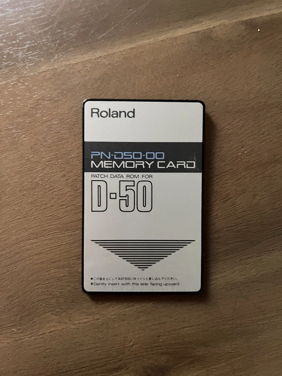 Roland PN-D50-00 Scheda Dati (Memory Card) Per Sintetizzatore D-50 &ndash; Testata Funzionante