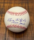 JAPAN KAZUHIRO SASAKI SIGNED OML BASEBALL 2000 ROOKIE OF THE YEAR W/ JSA COA
