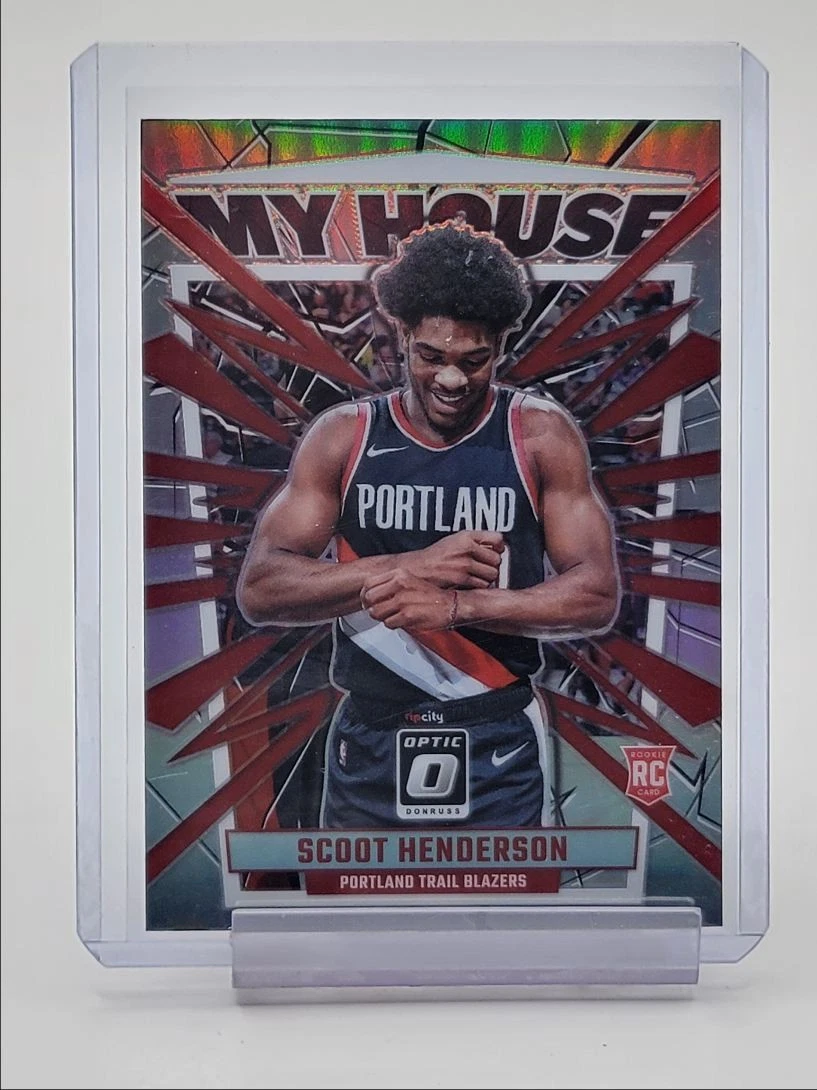 SCOOT HENDERSON 2023-24 DONRUSS OPTIC MY HOUSE ROOKIE HOLO PRIZM RC Q2268