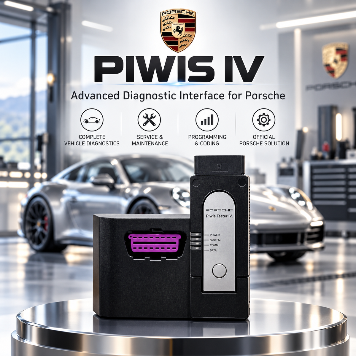 Genuine OEM PIWIS Tester 4 Advanced Diagnostic Interface for