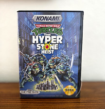 Konami TMNT: The Hyperstone Heist for Sega Genesis - Manual Included