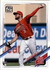 Dylan Carlson RC 2021 Topps Complete Set Variation #285 Cardinals Rookie Card
