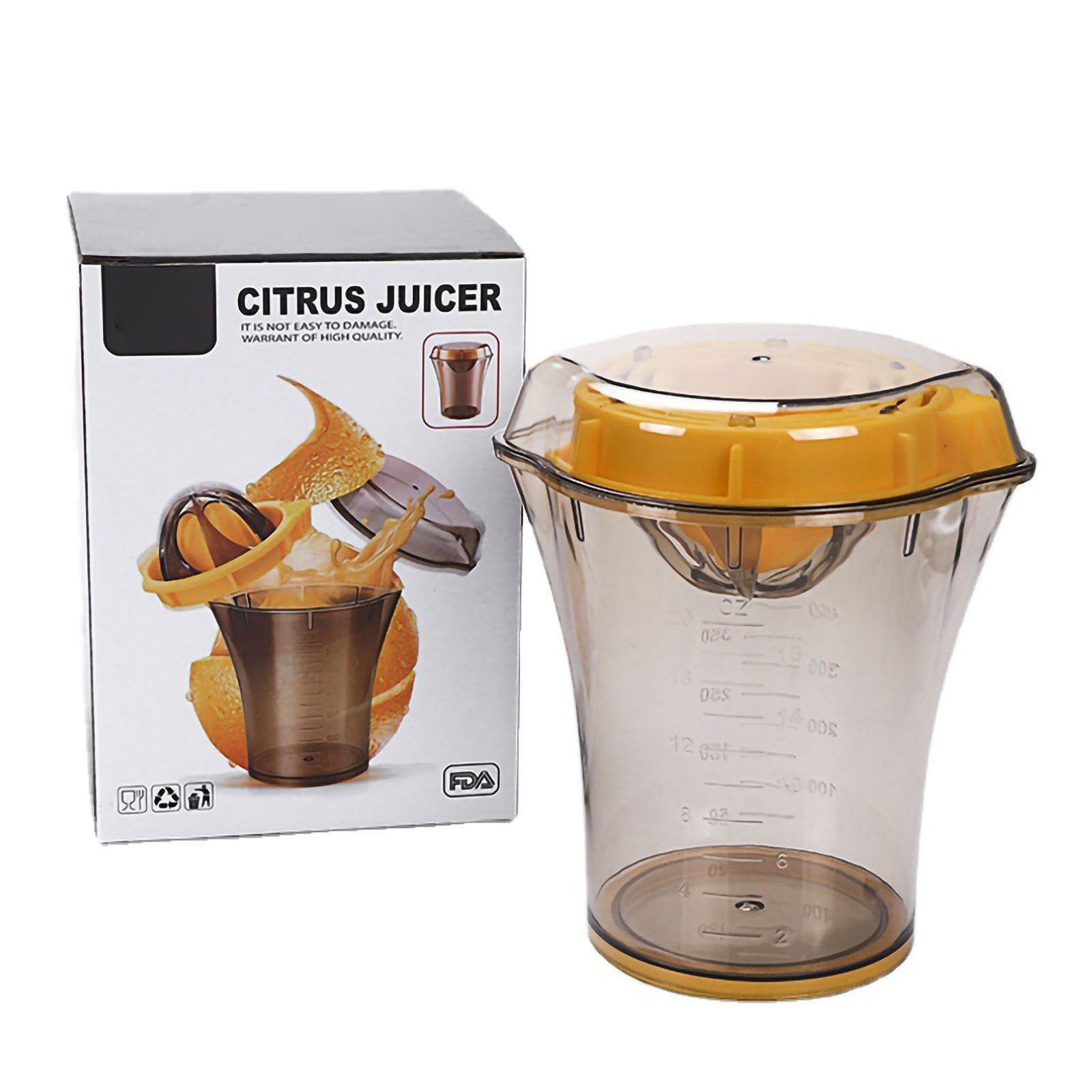 Citrus Juicer Food Grade Safe Plastic Effort Saving Operation Widely Used H BAJ