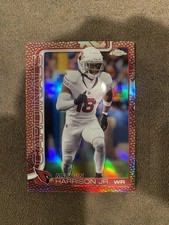 Marvin Harrison Jr 2025 Topps Chrome Football Football Leather Refractor