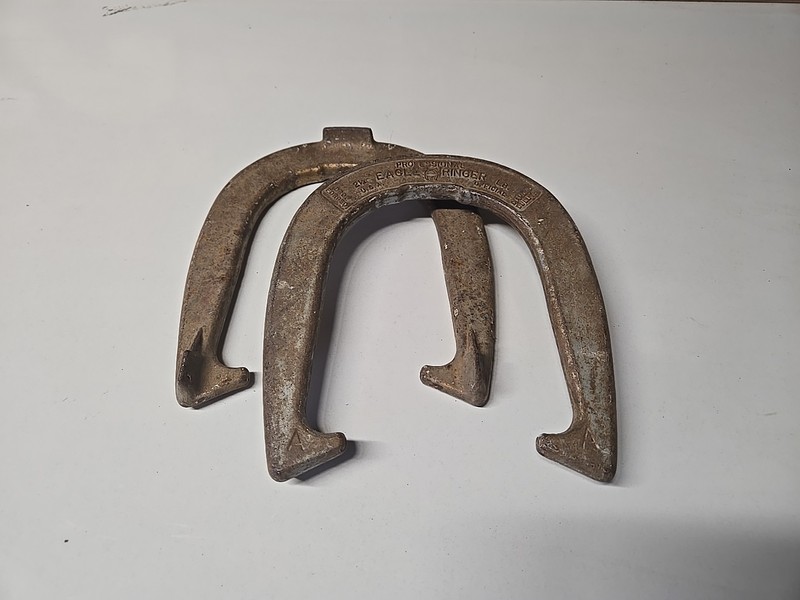 Professional Horse Shoes Eagle Ringer Diamond Duluth 2 1/2 Lb Drop Forged Set 2