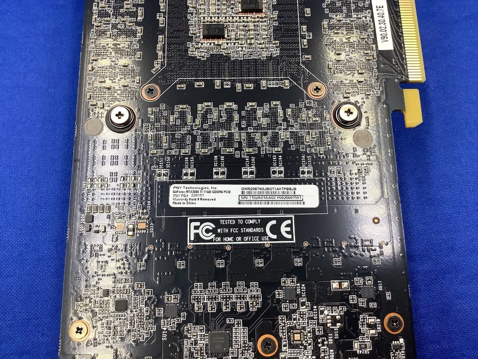 PNY NVIDIA GeForce RTX 2080 TI 11GB GDDR6 PCIE Graphics Card - Image 3 of 4