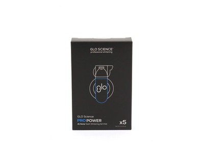 GLO Science x5 PRO POWER Professional Home Teeth Whitening Gel Vials
