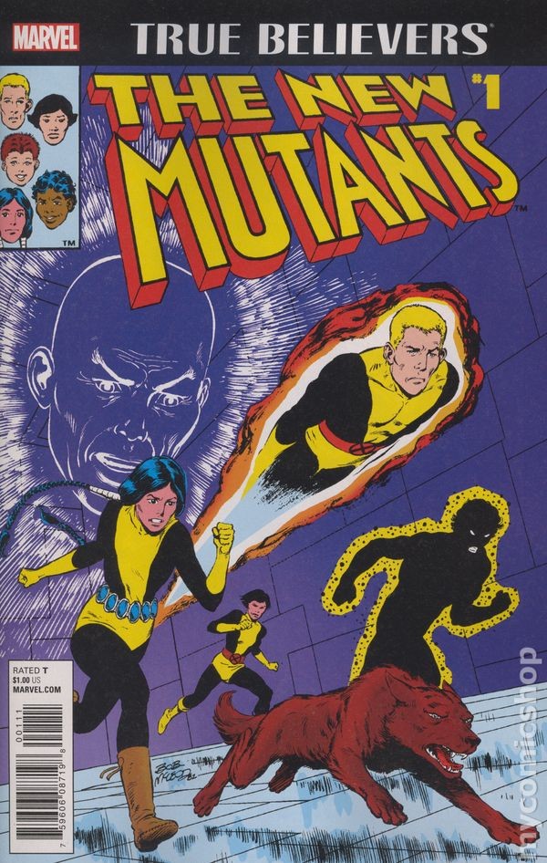 True Believers New Mutants #1 VF 2017 Stock Image