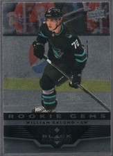 21-22 UD Extended Series Hockey Black Diamond Rookie Gems BD-14 William Eklund