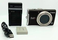 Canon PowerShot SX200 IS 12.1MP Compact Digital Camera 12x Zoom Black Used