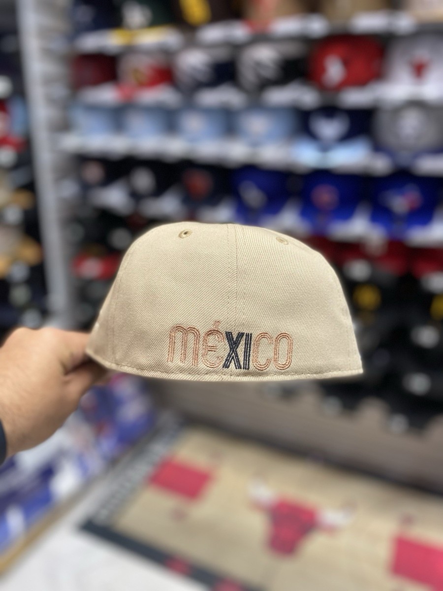 New Era Mexico WBC Khaki / Black 59fifty Fitted Hat (Sz 7) | eBay