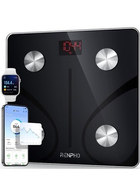 Renpho Smart Body Fat Composition  Scale Black Elis NEW Model ES-CS20 Bluetooth