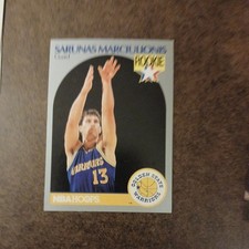 1990-91 NBA Hoops - Sarunas Marciulionis #115 (RC)