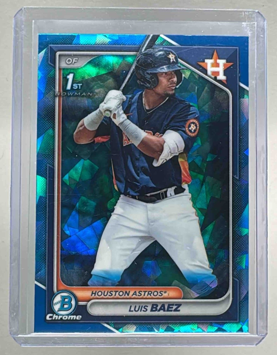 Luis Baez 2024 Bowman Sapphire #BCP-66 Chrome Rookie 1st RC (B)