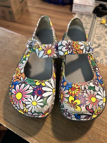 alegria 41 mary jane scarpe comode multicolore taglia 41 (9,5)