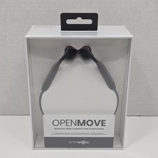 AfterShokz OpenMove Wireless Bone Conduction Headphones, AS660, Slate Grey, New 