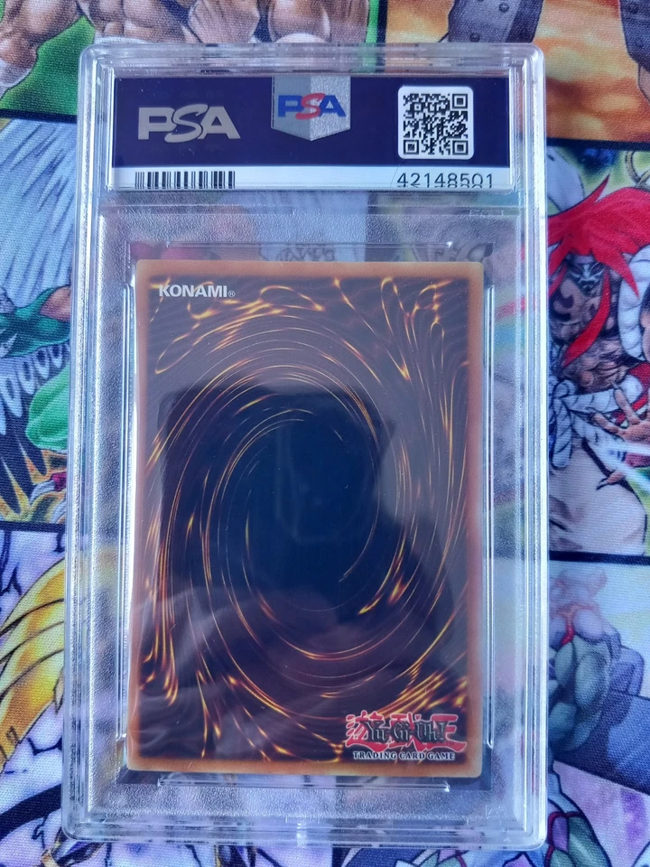 PSA 8 Gaia the Fierce Knight LOB-E004 1st Edition Ultra Rare Legend Of Blue-Eyes - Image 2 of 2