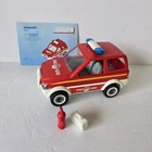 VTG PLAYMOBIL #4822 Fire Chief Car No Figures Incomplete Rescue Red Vehicle City