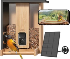 by Birdfy Smart Bird Feeder with Camera Solar Powered, Permanent AI Identify 600