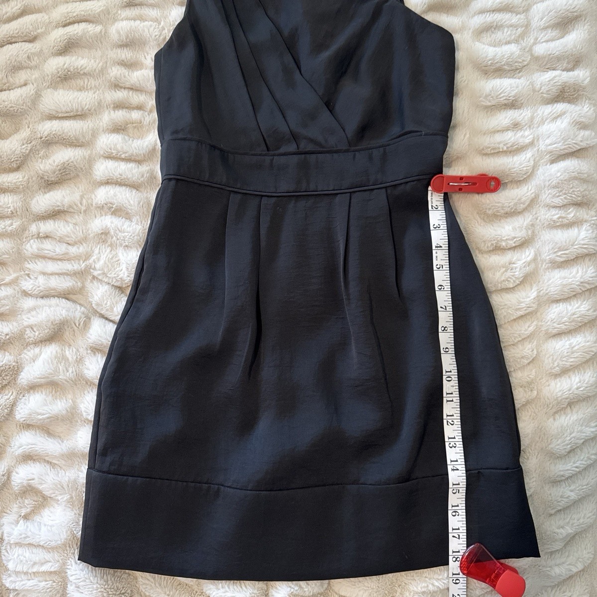 BCBGeneration One Shoulder Ruffle Black Mini Dress Fully Lined Size 10 |  eBay