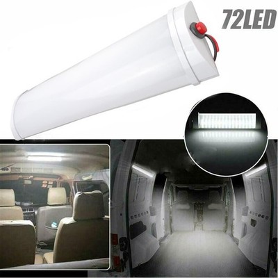 Panel Lamp Car Interior 72 Dome Lights COB LED SMD T10 4W White 12V/24V Light US