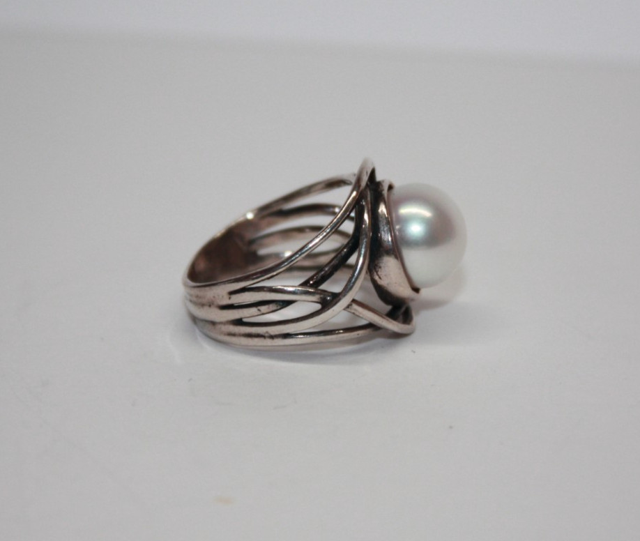 Shablool Didae Sterling Silver Nested Freshwater … - image 8