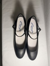 Capezio Danshuz Women  s 9M Leather Heel Mary Jane Tap Dance Shoes Dancing