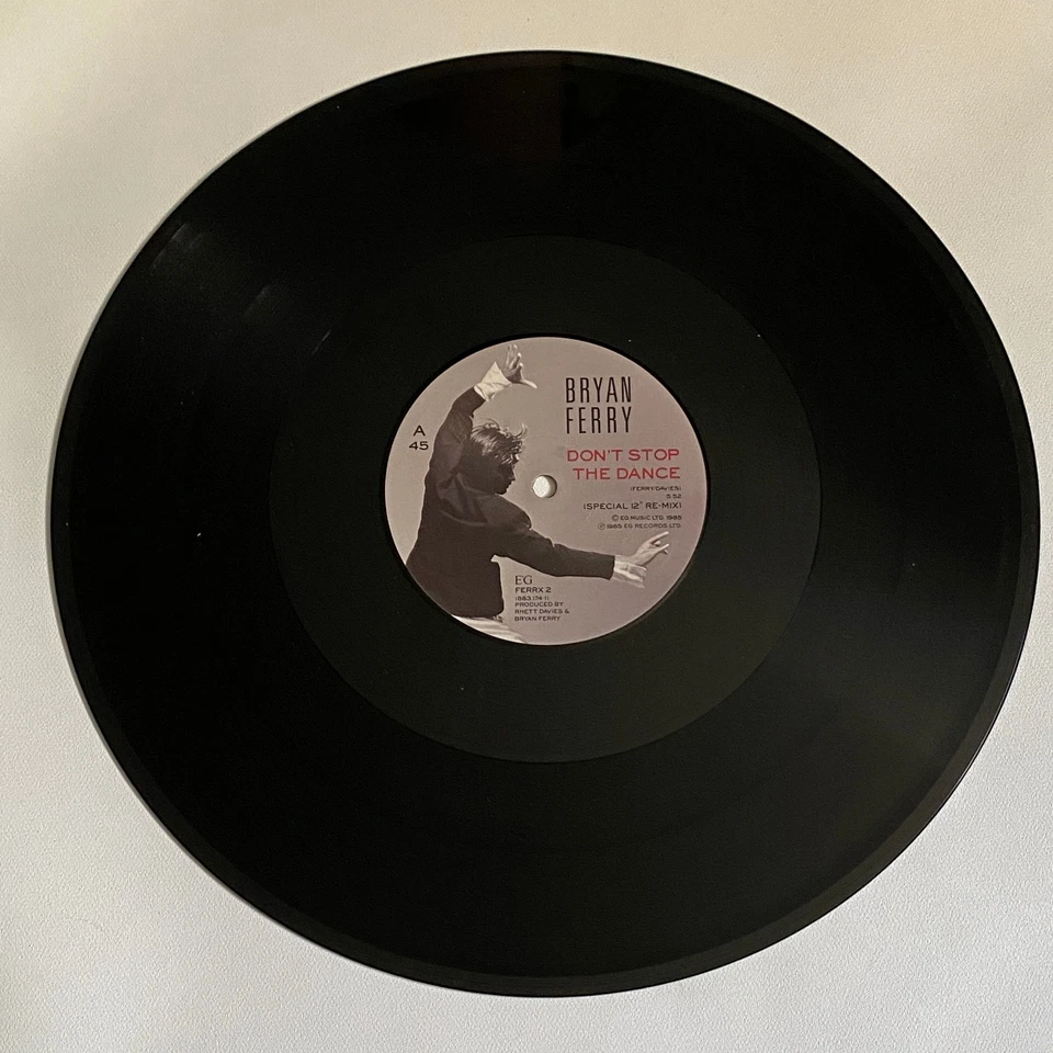 Bryan Ferry - Don't Stop The Dance UK 12", Ltd  359564605 NM/NM W/ POSTER - Image 3 of 4