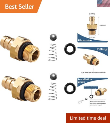 #ad Chemical Injector Kit Soap Injector for Pressure Washer 1 8 Inch 27 Male BS... $19.99