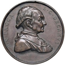 r82_361) BENEVENTO Cardinale Bartolomeo Pacca 1756-1844 Medaglia 1830 AE Ø 34 mm
