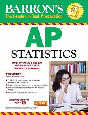Barron's AP Statistics - Paperback, by Sternstein Ph.D. Martin - Very Good t