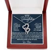To My Daughter Necklace, Gift for Daughter from mom, Daughter mother Necklace