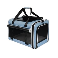 Top Loading Medium Cat Carrier with Privacy Curtain, Soft-Sided Sma... Fast Ship
