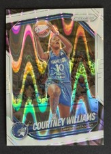 2025 Panini Prizm WNBA - White Seismic Prizm #69 - Courtney Williams Lynx