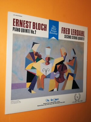 ERNEST BLOCH/FRED LERDAHL PRO ARTE QUARTETT LP-LAUREL LP/P382