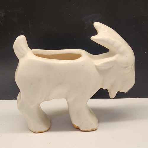 McCoy Elfenbein Stretch Ziege Übertopf seltener Fund 40er Jahre Vintage - Bild 1 von 16