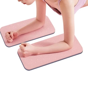 2PCS Portable Anti Slip Yoga Mat Gym Exercise Elbow Knee Pads Indoor Outdoor