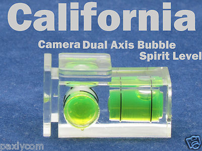 Camera Hot Shoe Axis Bubble Spirit Level Gradienter Canon Nikon Pentax Olympus  