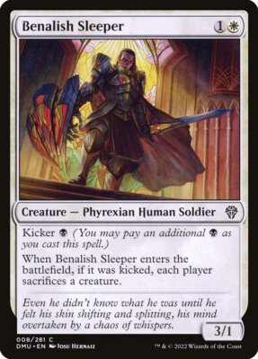 MTG Magic the Gathering Benalish Sleeper (8/552) Dominaria United LP
