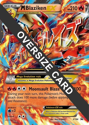 M Blaziken Ex XY86 Jumbo Cards