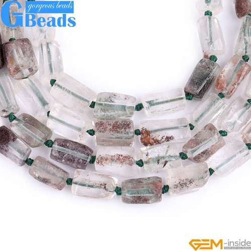 Natural Assorted Gemstone Faceted Tube Column Beads for Jewelry Making 8x12mm - Picture 128 of 192