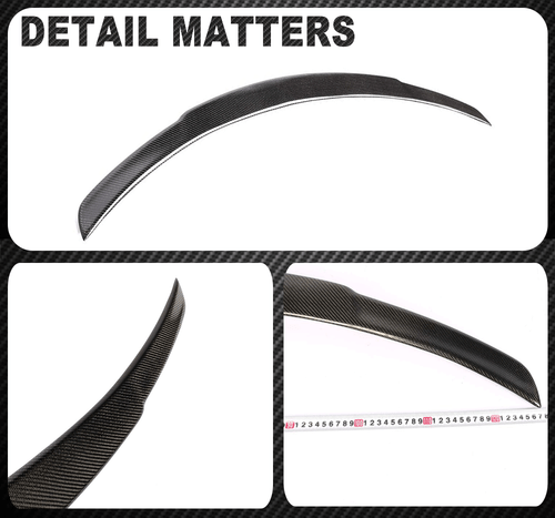 Carbon Heckspoiler Heckflügel Spoiler Lippe Passt Für Mercedes W205 C300 C43 - Bild 14 von 14