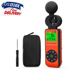 Heat Stress Meter Anemometer Digital WBGT Wind Speed Ambient Temp Humidity Meter