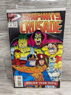 Marvel Comics The Infinity Crusade #4 Newsstand Cover September 1993 Comic Book