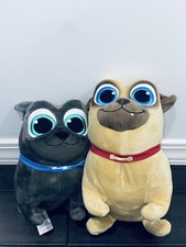13 Disney Store Junior BINGO ROLLY Pug Puppy Dog Pals Plush Lot Set Puppy Pup