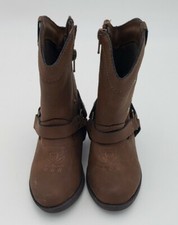 Disney Toy Story 4 Cowboy Boots Boys Size 7 Brown Woody Forky Western