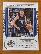 Luka Doncic 2022-23 Panini Contenders Basketball Game Night Ticket #24 Mavericks