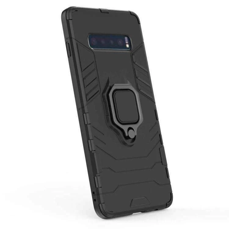 CAPA ARMADURA SAMSUNG GALAXY S10 PLUS COM SUPORTE ANEL SUPORTE MAGNÉTICO 360 - Imagem 2 de 4